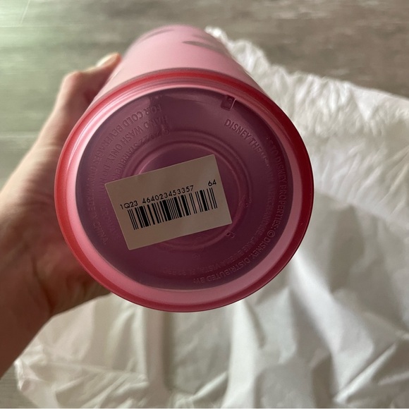 NWT Disney World Starbucks Tumbler in Piglet Pink (iridescent polkadots) - Picture 8 of 9